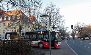 Vorsicht ist am Dienstagmorgen an der Kreuzung Münsterkirchplatz/Auf der Freiheit/BerlinerStraße/Arndtstraße geboten. Die Ampelanlage ist nach einem Unfall außer Betrieb. - Frank-Michael Kiel-Steinkamp Vorsicht ist am Dienstagmorgen an der Kreuzung Münsterkirchplatz/Auf der Freiheit/BerlinerStraße/Arndtstraße geboten. Die Ampelanlage ist nach einem Unfall außer Betrieb. - Frank-Michael Kiel-Steinkamp