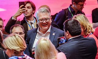 «Wir als Europäer müssen unsere Sachen in die Hand nehmen»: Nicolas Schmit (M.). - Mauro Scrobogna/LaPresse/ZUMA/dpa «Wir als Europäer müssen unsere Sachen in die Hand nehmen»: Nicolas Schmit (M.). - Mauro Scrobogna/LaPresse/ZUMA/dpa