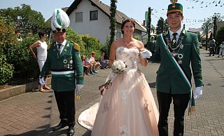 Steinhausener Regenten 2019: Das Königspaar Hendrick Zumdick und Jana Lammers. - Johannes Büttner Steinhausener Regenten 2019: Das Königspaar Hendrick Zumdick und Jana Lammers. - Johannes Büttner