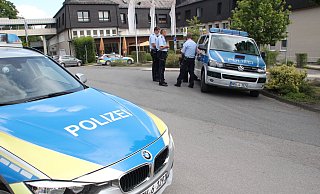 Die Polizei in Bad Driburg suchte nach einer vermissten Person. - Burkhard Battran Die Polizei in Bad Driburg suchte nach einer vermissten Person. - Burkhard Battran