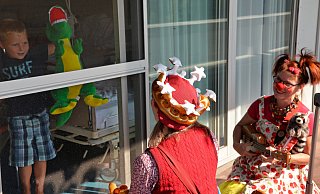 Clowns im Kinderkrankenhaus des Klinikum Herford. - Klinikum Herford Clowns im Kinderkrankenhaus des Klinikum Herford. - Klinikum Herford