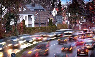 In der Gütersloher Innenstadt macht sich die Pendlerstrecke bereits breit. - Christine Panhorst In der Gütersloher Innenstadt macht sich die Pendlerstrecke bereits breit. - Christine Panhorst