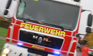 Die Feuerwehr rückte aus. - Symbolfoto: Feuerwehr Minden-Lübbecke Die Feuerwehr rückte aus. - Symbolfoto: Feuerwehr Minden-Lübbecke