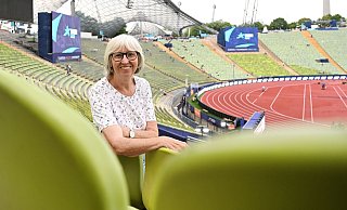 Im Münchner Olympiastadion gewann Annegret Richter 1972 Gold mit der bundesdeutschen Sprint-Staffel. - Angelika Warmuth/dpa Im Münchner Olympiastadion gewann Annegret Richter 1972 Gold mit der bundesdeutschen Sprint-Staffel. - Angelika Warmuth/dpa