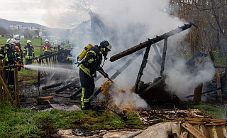 Die Feuerwehr war vor Ort - Feuerwehr Porta/Michael Horst Die Feuerwehr war vor Ort - Feuerwehr Porta/Michael Horst
