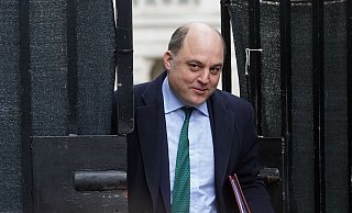 «Ausgewogene und verhältnismäßige Reaktion auf die russische Eskalation»: Großbritanniens Verteidigungsminister Ben Wallace. - Stefan Rousseau/PA/dpa «Ausgewogene und verhältnismäßige Reaktion auf die russische Eskalation»: Großbritanniens Verteidigungsminister Ben Wallace. - Stefan Rousseau/PA/dpa