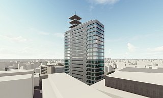 Viel Glas und heller - so könnte die neue Fassade aussehen. Goldbeck feilt aber noch an der Optik. - Goldbeck Viel Glas und heller - so könnte die neue Fassade aussehen. Goldbeck feilt aber noch an der Optik. - Goldbeck