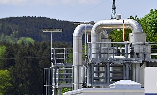Die Gasspeicherstation Haidach bei Straßwalchen. - Manfred Fesl/APA/dpa Die Gasspeicherstation Haidach bei Straßwalchen. - Manfred Fesl/APA/dpa