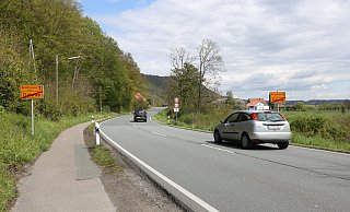 Ab dem Ortsausgang Dehme bis zum Drachenflieger-Landeplatz gibt es ab Ende Mai für acht Wochen eine Baustelle. - Nicole Sielermann Ab dem Ortsausgang Dehme bis zum Drachenflieger-Landeplatz gibt es ab Ende Mai für acht Wochen eine Baustelle. - Nicole Sielermann