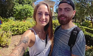 Sophie Luchtmeier und Lukas Linnenbrügger haben ihre Jobs gekündigt und gehen auf große Reise - ohne Rückflugticket. - Luchtmeier Sophie Luchtmeier und Lukas Linnenbrügger haben ihre Jobs gekündigt und gehen auf große Reise - ohne Rückflugticket. - Luchtmeier