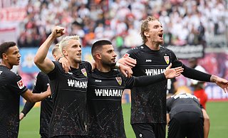 Die Offensive um Ermedin Demirovic (v. l.), Deniz Undav und Nick Woltemade ist das Prunkstück des VfB Stuttgart. - IMAGO/Pressefoto Baumann Die Offensive um Ermedin Demirovic (v. l.), Deniz Undav und Nick Woltemade ist das Prunkstück des VfB Stuttgart. - IMAGO/Pressefoto Baumann