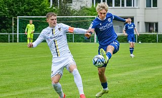 Der Einsatz von U19-Armine Glenn Gutmann (r.) gegen Saarbrücken ist fraglich. - Andreas Zobe Der Einsatz von U19-Armine Glenn Gutmann (r.) gegen Saarbrücken ist fraglich. - Andreas Zobe