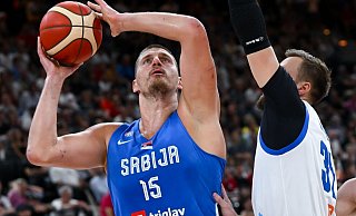 Nikola Jokic will Serbien zu EM-Gold führen. - Sven Hoppe/dpa Nikola Jokic will Serbien zu EM-Gold führen. - Sven Hoppe/dpa