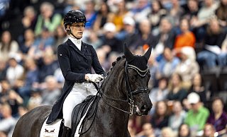 Carina Scholz ritt erstmals beim Weltcup-Finale. - Til Buergy/KEYSTONE/dpa Carina Scholz ritt erstmals beim Weltcup-Finale. - Til Buergy/KEYSTONE/dpa