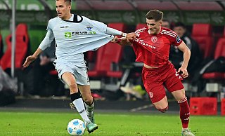 Filip Bilbija (links) ist mit fünf Saisontreffern der torgefährlichste Angreifer des SC Paderborn. - IMAGO/Ulrich Hufnagel Filip Bilbija (links) ist mit fünf Saisontreffern der torgefährlichste Angreifer des SC Paderborn. - IMAGO/Ulrich Hufnagel