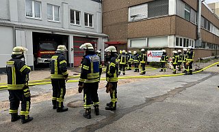 Das Feuerwehrhaus der Löschabteilung Kupferhammer nach dem Brand im Juli diesen Jahres. - Jürgen Mahncke Das Feuerwehrhaus der Löschabteilung Kupferhammer nach dem Brand im Juli diesen Jahres. - Jürgen Mahncke