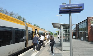 Manche Züge der Eurobahn zwischen Rahden und Bielefeld sind pünktlich. Für die Mehrheit gilt das nicht, denn die Pünktlichkeitsquote lag am Stichtag 15. Oktober nur bei 41,5 Prozent. - Joern Spreen-Ledebur Manche Züge der Eurobahn zwischen Rahden und Bielefeld sind pünktlich. Für die Mehrheit gilt das nicht, denn die Pünktlichkeitsquote lag am Stichtag 15. Oktober nur bei 41,5 Prozent. - Joern Spreen-Ledebur