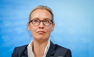AfD-Chefin Alice Weidel nach der Europawahl. - Kay Nietfeld/dpa AfD-Chefin Alice Weidel nach der Europawahl. - Kay Nietfeld/dpa
