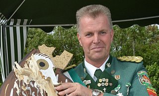 Mit dem 136. Schuss erfolgreich: Martin Amedick. - F-J. Hinkerohe Mit dem 136. Schuss erfolgreich: Martin Amedick. - F-J. Hinkerohe