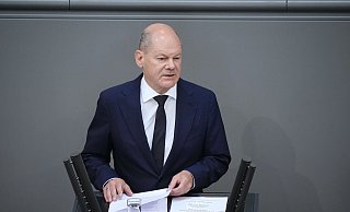 Bundeskanzler Olaf Scholz gibt im Bundestag eine Regierungserklärung ab. - Kay Nietfeld/dpa Bundeskanzler Olaf Scholz gibt im Bundestag eine Regierungserklärung ab. - Kay Nietfeld/dpa