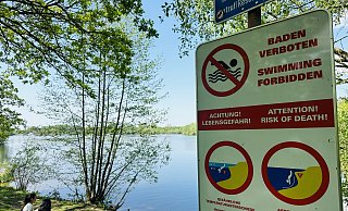 Die Stadt Paderborn weist auf das Badeverbot in den Baggerseen im Stadtgebiet hin. Auch am Ufer gelten Regeln. - Stadt Paderborn Die Stadt Paderborn weist auf das Badeverbot in den Baggerseen im Stadtgebiet hin. Auch am Ufer gelten Regeln. - Stadt Paderborn