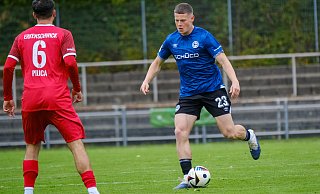 Arminia U21, hier Justin Lukas gegen Erkenschwick unterlag in Münster. - Andreas Zobe
