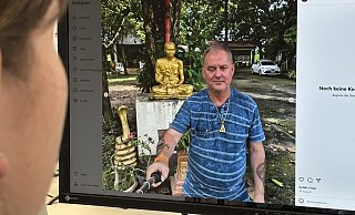 Im Internet legen Fotos und Beiträge in Sozialen Netzwerken nahe, dass der Delbrücker AfD-Kandidat Roman Schragl seinen Lebensmittelpunkt nach Thailand verlegt hat. - Jens Reddeker Im Internet legen Fotos und Beiträge in Sozialen Netzwerken nahe, dass der Delbrücker AfD-Kandidat Roman Schragl seinen Lebensmittelpunkt nach Thailand verlegt hat. - Jens Reddeker