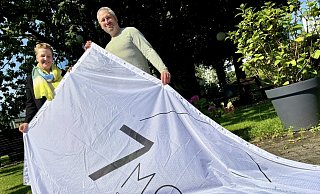 Die Hövelhofer Victoria Förster-Streblau und Nico Streblau planen ihre LIbori-Premiere am Le-Mans-Wall 7. - Jens Reddeker Die Hövelhofer Victoria Förster-Streblau und Nico Streblau planen ihre LIbori-Premiere am Le-Mans-Wall 7. - Jens Reddeker