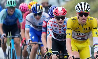 Die Top-Stars der Tour de France: Tadej Pogacar (v. r.), Jonas Vingegaard und Florian Lipowitz. Fans und Veranstalter hoffen sie auch bei der Deutschland-Tour zu sehen. - Mosa'ab Elshamy/AP/dpa Die Top-Stars der Tour de France: Tadej Pogacar (v. r.), Jonas Vingegaard und Florian Lipowitz. Fans und Veranstalter hoffen sie auch bei der Deutschland-Tour zu sehen. - Mosa'ab Elshamy/AP/dpa