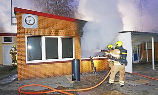 Die Paderborner Feuerwehr rückte an Allerheiligen zum Brand am Paderborner Waldbad aus. - Ralph Meyer Die Paderborner Feuerwehr rückte an Allerheiligen zum Brand am Paderborner Waldbad aus. - Ralph Meyer