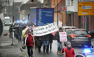 Mitte November gab es einen Protestzug wegen der Ortsumgehung Friedrichsdorf. - Andreas Frücht Mitte November gab es einen Protestzug wegen der Ortsumgehung Friedrichsdorf. - Andreas Frücht