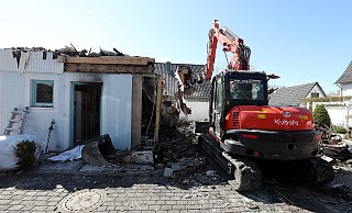 Das Haus wurde komplett zerstört. - Wolfgang Rudolf Das Haus wurde komplett zerstört. - Wolfgang Rudolf