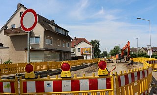 Derzeit saniert Straßen NRW die Werster Straße auf dem Abschnitt zwischen Netto und Glockenstraße. - Judith Gladow Derzeit saniert Straßen NRW die Werster Straße auf dem Abschnitt zwischen Netto und Glockenstraße. - Judith Gladow