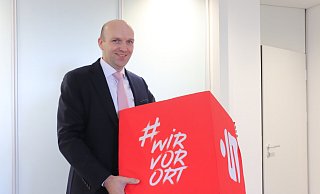 Mathias Paschke ist Vorstand der Sparkasse Bad Oeynhausen-Porta Westfalica. - Heidi Froreich Mathias Paschke ist Vorstand der Sparkasse Bad Oeynhausen-Porta Westfalica. - Heidi Froreich