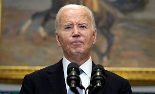 Für seine Entscheidung, sich aus dem US-Präsidentschaftsrennen zurückzuziehen, erntet Biden Respekt. (Archivbild) - Susan Walsh/AP/dpa Für seine Entscheidung, sich aus dem US-Präsidentschaftsrennen zurückzuziehen, erntet Biden Respekt. (Archivbild) - Susan Walsh/AP/dpa