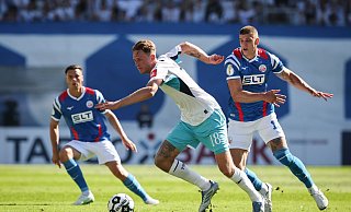 Die Niederländer Burger erzielte sein Debüt-Tor für Hoffenheim. - Christian Charisius/dpa Die Niederländer Burger erzielte sein Debüt-Tor für Hoffenheim. - Christian Charisius/dpa