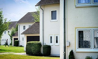 In der Siedlung Am Dreierfeld in Heepen haben viele Jahre Angehörige der britischen Streitkräfte und ihre Familien gewohnt. - Andreas Frücht In der Siedlung Am Dreierfeld in Heepen haben viele Jahre Angehörige der britischen Streitkräfte und ihre Familien gewohnt. - Andreas Frücht