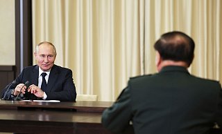 Militärkooperation: Wladimir Putin hat den chinesischen Befehlshaber Zhang Youxia zu Gesprächen in Moskau getroffen. - Gavriil Grigorov/Pool Sputnik Kremlin/AP/dpa Militärkooperation: Wladimir Putin hat den chinesischen Befehlshaber Zhang Youxia zu Gesprächen in Moskau getroffen. - Gavriil Grigorov/Pool Sputnik Kremlin/AP/dpa