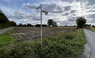 Die Straße “Im Busche”, die das Neubaugebiet im Norden eingrenzt, soll nicht als Erschließungsstraße genutzt, sondern vom Verkehr abgebunden werden. - Birgit Vredenburg Die Straße “Im Busche”, die das Neubaugebiet im Norden eingrenzt, soll nicht als Erschließungsstraße genutzt, sondern vom Verkehr abgebunden werden. - Birgit Vredenburg