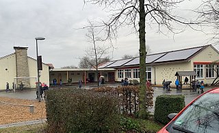 Die Montessori-Grundschule in Dörenhagen erhält in direkter Nachbarschaft ein neues Gebäude für die OGS. Dort werden die betreuten Kinder auch Mittagessen erhalten. - Jens Reddeker Die Montessori-Grundschule in Dörenhagen erhält in direkter Nachbarschaft ein neues Gebäude für die OGS. Dort werden die betreuten Kinder auch Mittagessen erhalten. - Jens Reddeker
