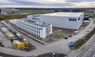 Der Blick über das Gewerbegebiet Ravenna-Park an der A33 in Halle. - Ulrich Fälker Der Blick über das Gewerbegebiet Ravenna-Park an der A33 in Halle. - Ulrich Fälker