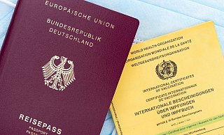 So sieht ein internationaler Impfausweis aus (rechts im Bild). - Symbolbild: Pixabay So sieht ein internationaler Impfausweis aus (rechts im Bild). - Symbolbild: Pixabay