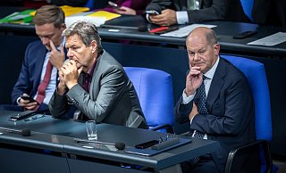 Es kriselt: Die drei Spitzen der Ampel-Koalition. (Archivbild) - Michael Kappeler/dpa Es kriselt: Die drei Spitzen der Ampel-Koalition. (Archivbild) - Michael Kappeler/dpa
