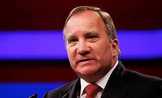 Stefan Löfven, Kandidat für die Präsidentschaft der Party of European Socialists (PES), spricht zu Beginn der zweitägigen Tagung der PES. - Carsten Koall/dpa Stefan Löfven, Kandidat für die Präsidentschaft der Party of European Socialists (PES), spricht zu Beginn der zweitägigen Tagung der PES. - Carsten Koall/dpa