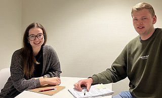 Vanessa Janzen (Die Linke) und Clemens Krüger (CDU) gehören beide zu den jüngsten Ratsmitgliedern im Lübbecker Land. - Amelie Halstenberg Vanessa Janzen (Die Linke) und Clemens Krüger (CDU) gehören beide zu den jüngsten Ratsmitgliedern im Lübbecker Land. - Amelie Halstenberg