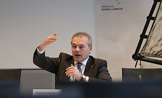 Ralf Niermann war von 2007 bis 2020 Landrat des Kreises Minden-Lübbecke. - Alex Lehn Ralf Niermann war von 2007 bis 2020 Landrat des Kreises Minden-Lübbecke. - Alex Lehn
