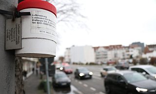 Die Messstation an der Bahnhofstraße. - Holger Kosbab Die Messstation an der Bahnhofstraße. - Holger Kosbab