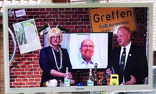 Während im ganzen Land die Schützenfeste aufgrund derCorona-Pandemie abgesagt sind, feierte der Schützen- und Heimatverein Greffen das erste Online-Schützenfest. - Gabriele Grund Während im ganzen Land die Schützenfeste aufgrund derCorona-Pandemie abgesagt sind, feierte der Schützen- und Heimatverein Greffen das erste Online-Schützenfest. - Gabriele Grund