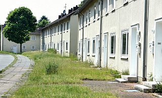 Die ehemaligen Britenwohnungen an der Sperberstraße stehen seit einigen Jahren leer. - Christian Weische Die ehemaligen Britenwohnungen an der Sperberstraße stehen seit einigen Jahren leer. - Christian Weische