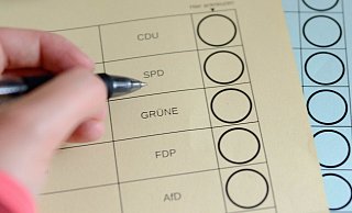 Über die Posten des Landrats und der Bürgermeister sowie die dazugehörigen Ratsmandate wird am Sonntag abgestimmt. - Lena Henning Über die Posten des Landrats und der Bürgermeister sowie die dazugehörigen Ratsmandate wird am Sonntag abgestimmt. - Lena Henning